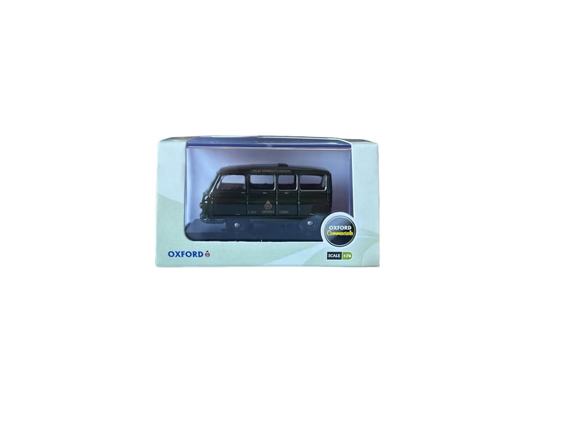 Oxford Diecast - JM021 - Civil Defence Morris J2 Minibus