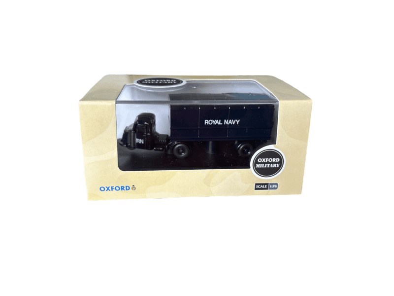 Oxford Diecast - 76RAB010 - Scammell Scarab Van Trailer Royal Navy