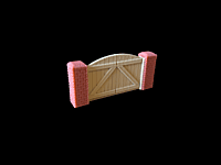 Mumfy's Scenic Accessories - Red Brick Wall Sections