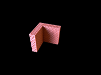 Mumfy's Scenic Accessories - Red Brick Wall Sections