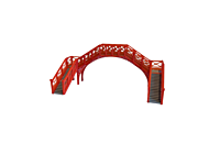 Mumfy's Scenic Accessories - Double Track Footbridge Mumfy's Scenic Accessories - Double Track Footbridge