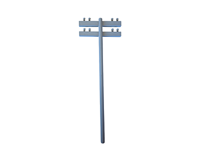 Mumfy's Scenic Accessories - Overhead Utility Pole/Telegraph Pole (x4)