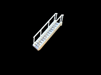 Mumfy's Scenic Accessories - Stairs with Handrail