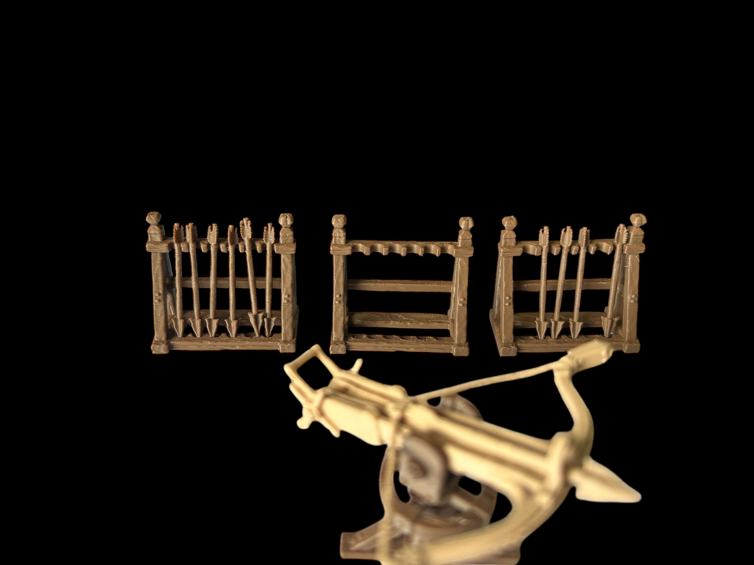 Mumfy's Wargaming - Gracewindale - Ballista with Arrow Racks (x3) Mumfy's Wargaming - Gracewindale - Ballista with Arrow Racks (x3)