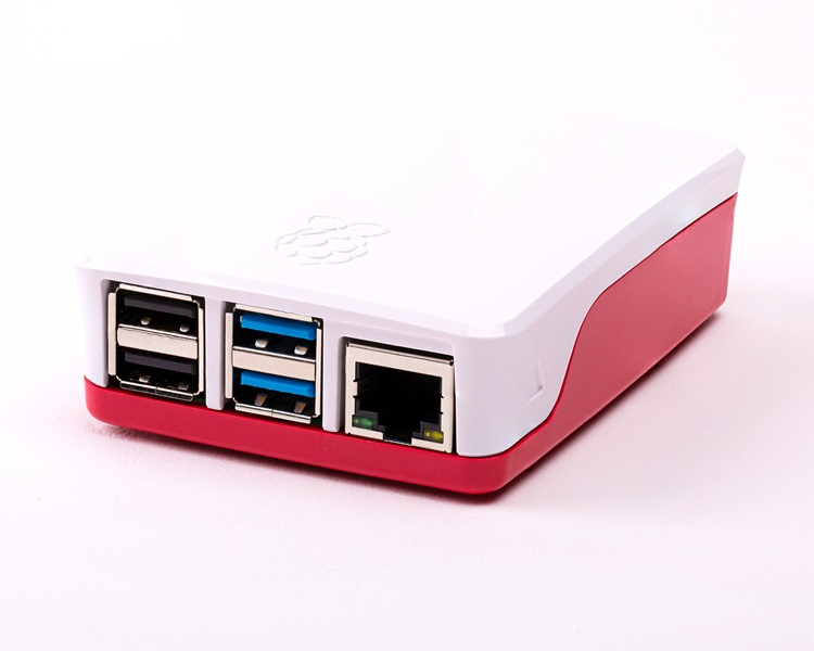 Raspberry Pi 4 Case (Red/White)
