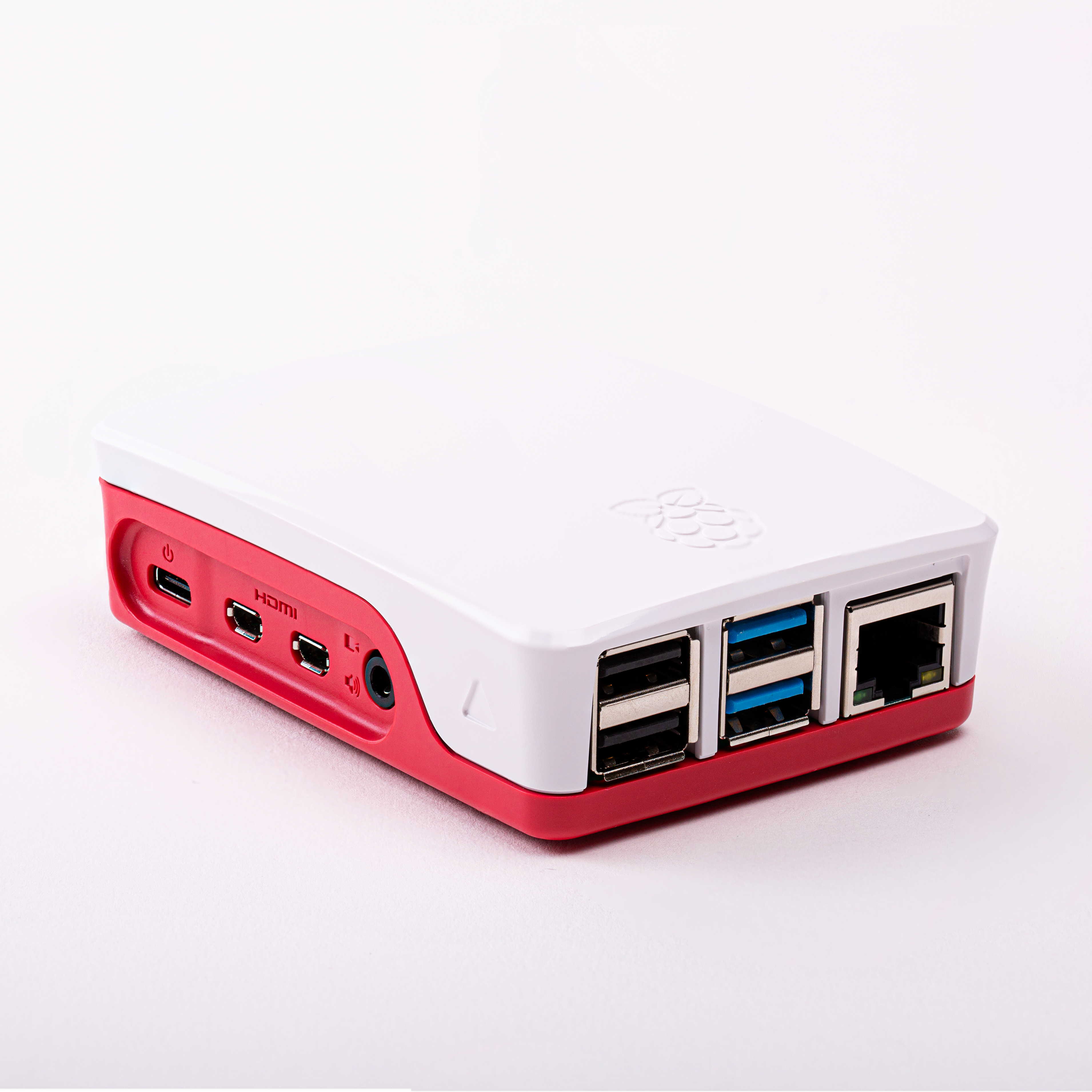Raspberry Pi 4 Case (Red/White)