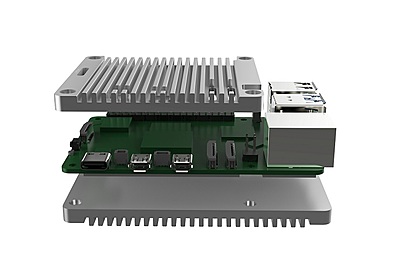 EDATEC Pi 5 Fanless Case (Open) EDATEC Pi 5 Fanless Case (Open)