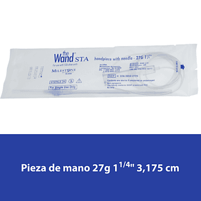 Pieza de mano The Wand STA 27G, 1/4" - Agujas Azul Pieza de mano The Wand STA 27G, 1/4" - Agujas Azul