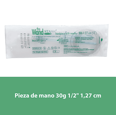 Pieza de mano The Wand STA 30G, 1/2" - Agujas Verdes Pieza de mano The Wand STA 30G, 1/2" - Agujas Verdes