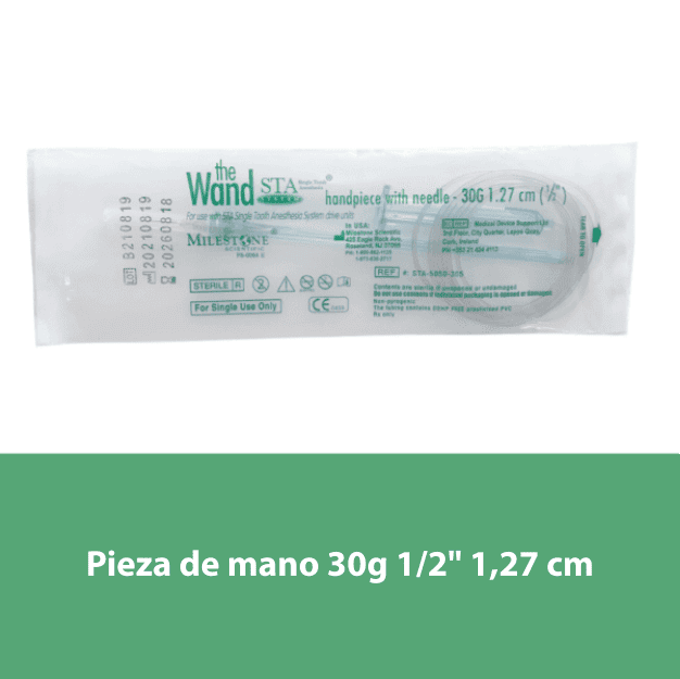 Pieza de mano The Wand STA 30G, 1/2" - Agujas Verdes Pieza de mano The Wand STA 30G, 1/2" - Agujas Verdes