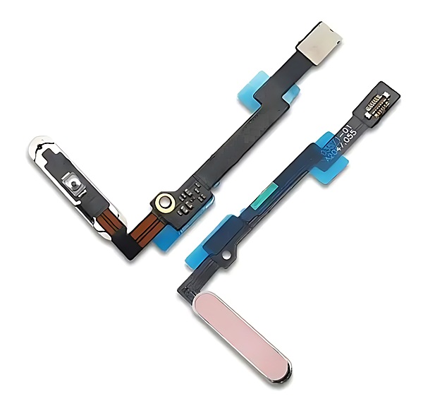 For iPad Mini 2021 , Mini 6 - Replacement Fingerprint Reader , Scanner & Power Button - Pink