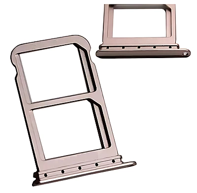 For Huawei P20 Pro - Replacement Dual SIM Card Tray Holder - Pink