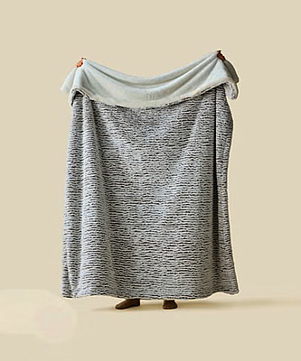 WARO par Plaids Cocooning - Plaid Nougatine Crème