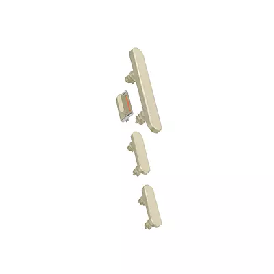 iPhone 15 Power Volume & Mute Buttons Yellow