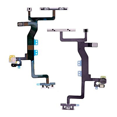 Apple iPhone 6s - Replacement Power Button , Mute Switch Volume & Flash Flex Cable With Brackets