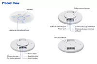 CMA100 AI Ceiling Microphone Array
