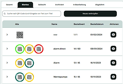 Unbegrenzt QR-Codes erstellen