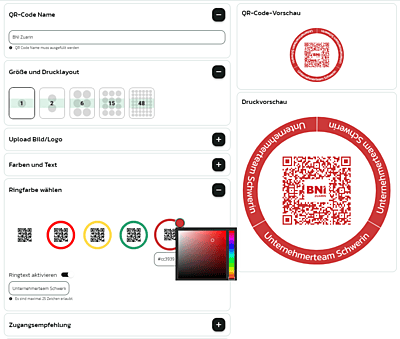 Unbegrenzt QR-Codes erstellen