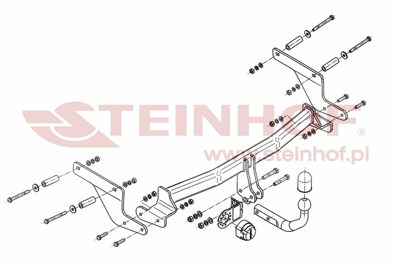 Renault Captur I (J5_, H5_) Tow Bar (2013-2019) R-016