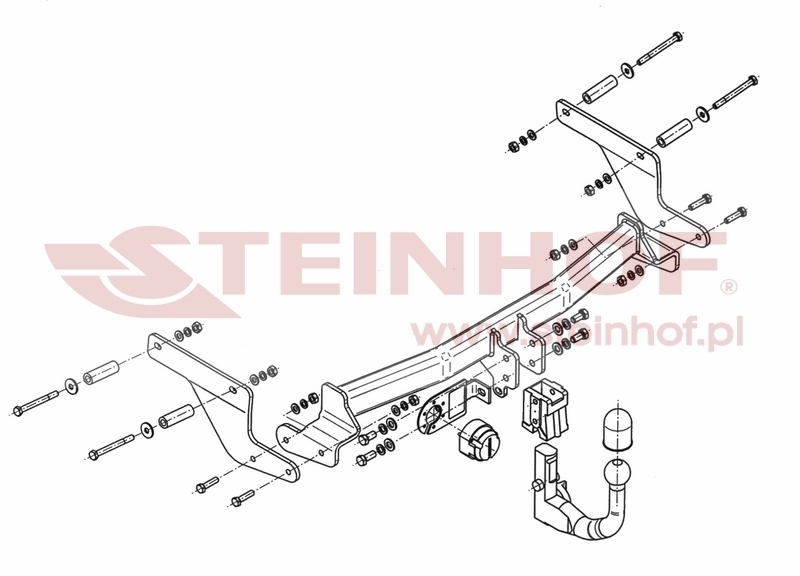 Renault Captur I (J5_, H5_) Tow Bar (2013-2019) R-017