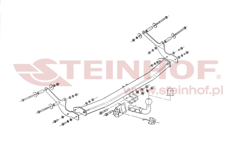 Renault Clio III 3/5D Tow Bar (2005-2012) R-022