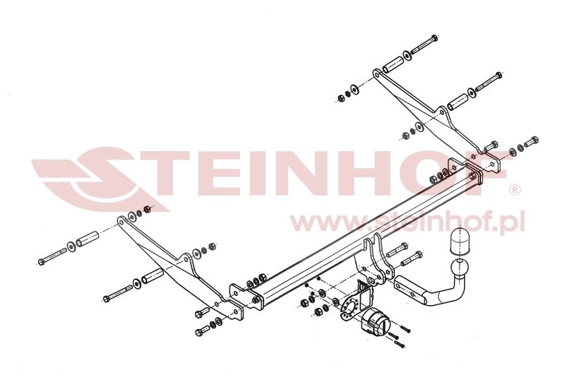 Renault Clio III Grandtour
(Estate) Tow Bar (2008-2012) R-024