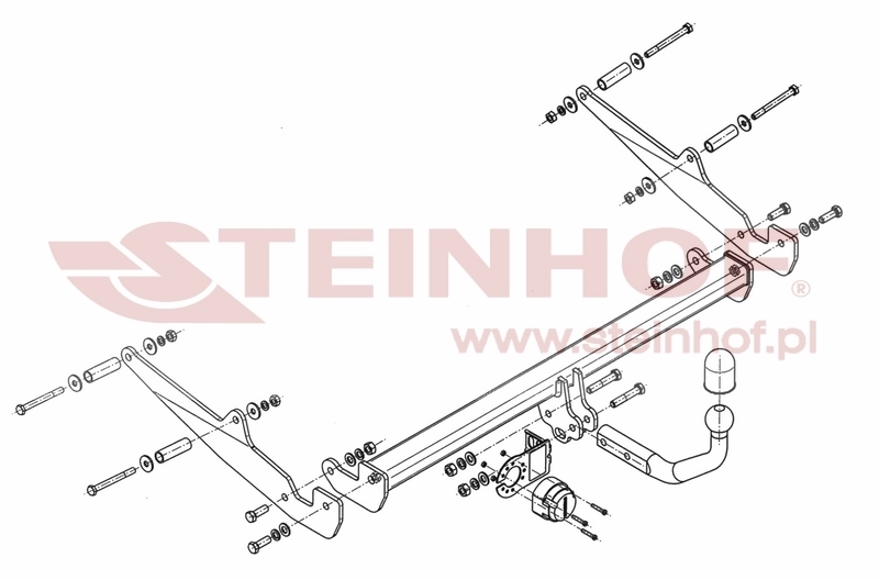 Renault Clio IV Grandtour
(Estate) Tow Bar (2013-2020) R-029