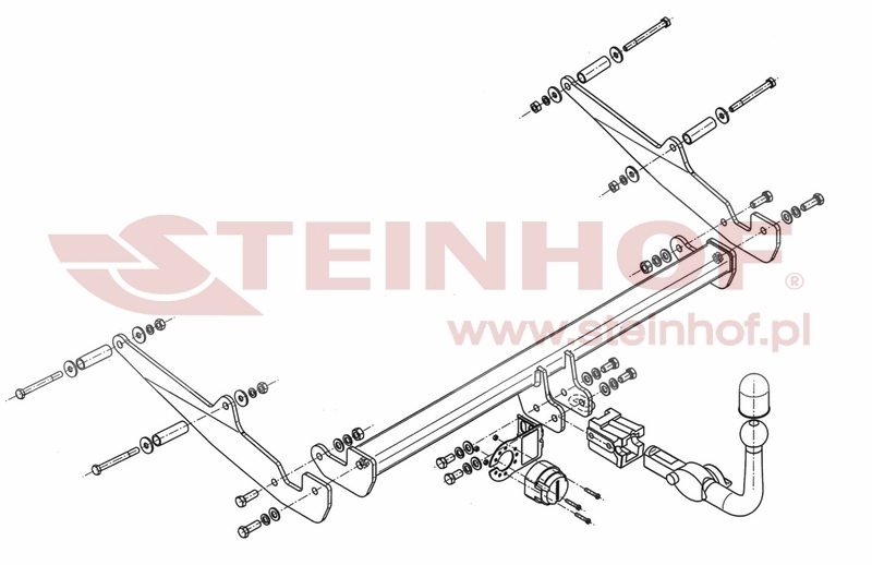 Renault Clio IV Grandtour
(Estate) Tow Bar (2013-2020) R-030