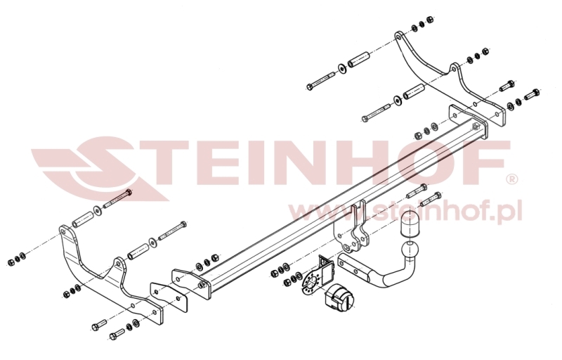 Renault Fluence 4D Tow Bar (2010-2016) R-039
