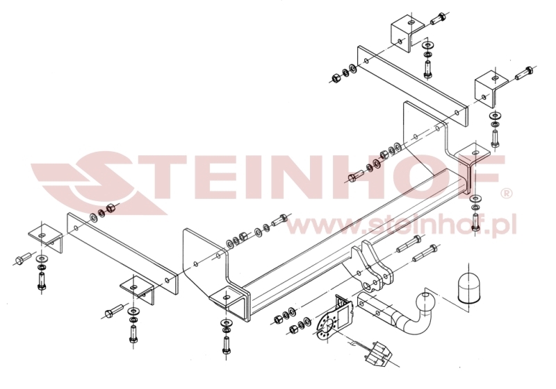 Nissan NV 400 Van / Minibus
(front wheel drive)
With + Without Step Tow Bar (2010-®) R-060