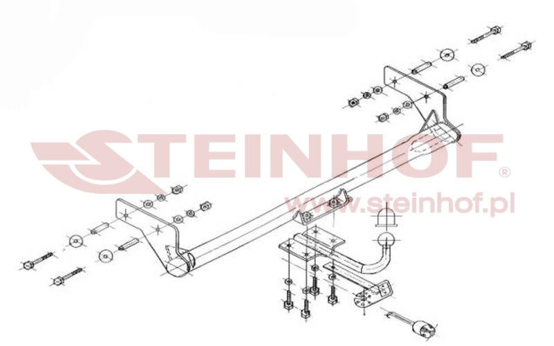 Renault Kangoo I Excl Maxi Tow Bar (1997-2008) R-070