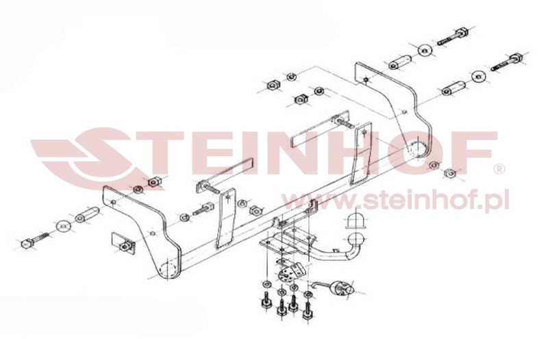 Renault Kangoo I (4x4) Tow Bar (2001-2008) R-072