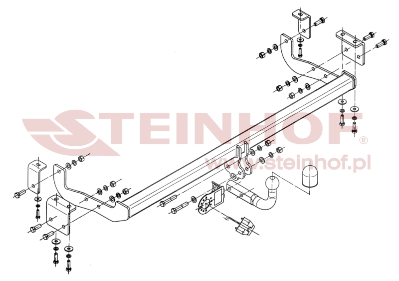 Renault Kangoo Z.E. Tow Bar (2008-2021) R-073