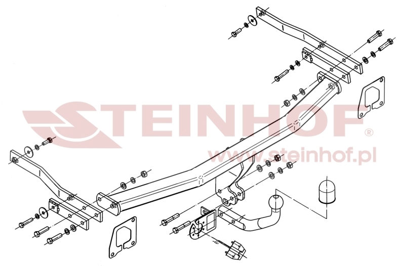 Renault Grand Scenic Tow Bar (2004-2009) R-108