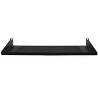 Penn Elcom Black Vented Rack Shelf - 270.5mm Deep - 1U