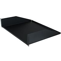 Penn Elcom Black Rack Shelf - 368mm Deep - 2U