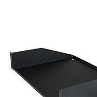 Penn Elcom Black Rack Shelf - 368mm Deep - 2U
