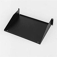 Penn Elcom Black Rack Shelf - 368mm Deep - 2U