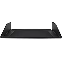Penn Elcom Black Vented Rack Shelf - 368mm Deep - 2U