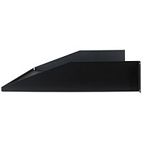 Penn Elcom Black Vented Rack Shelf - 368mm Deep - 2U