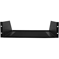 Penn Elcom Black Vented Rack Shelf - 368mm Deep - 3U