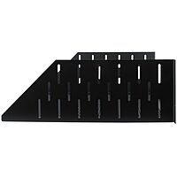 Penn Elcom Black Vented Rack Shelf - 368mm Deep - 3U