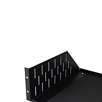 Penn Elcom Black Vented Rack Shelf - 368mm Deep - 3U