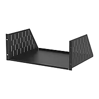 Penn Elcom Black Rack Shelf - 368mm Deep - 4U