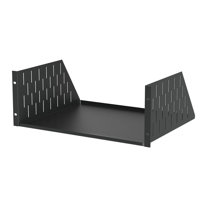 Penn Elcom Black Rack Shelf - 368mm Deep - 4U