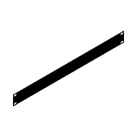 Penn Elcom Black 2mm Thick Rack Panel - 1U