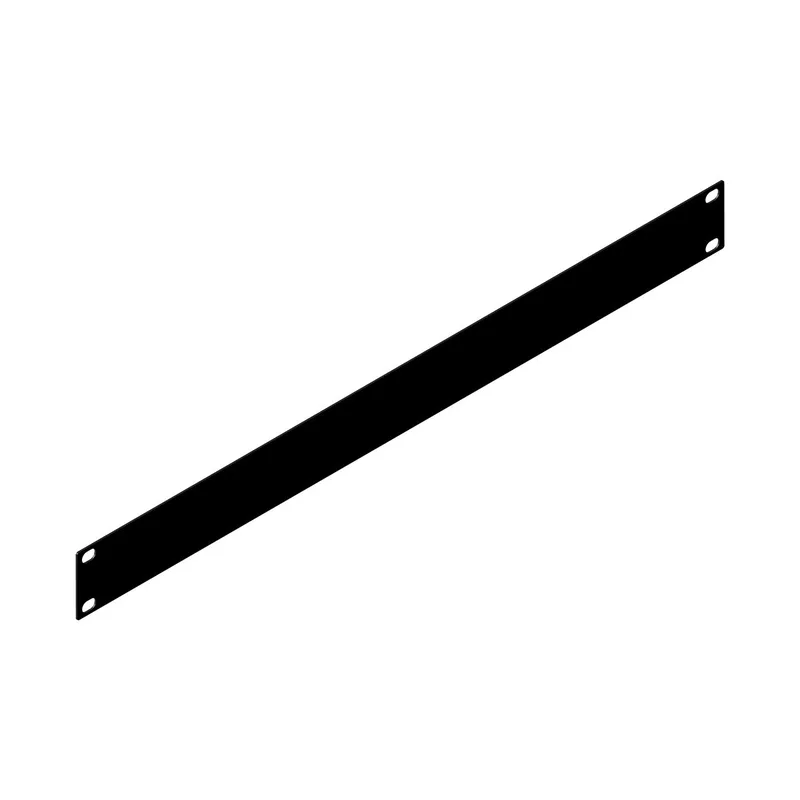 Penn Elcom Black 2mm Thick Rack Panel - 1U