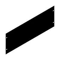 Penn Elcom Black 2mm Thick Rack Panel - 4U