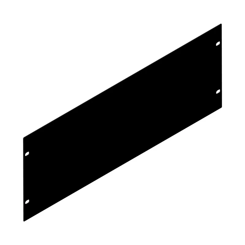 Penn Elcom Black 2mm Thick Rack Panel - 4U