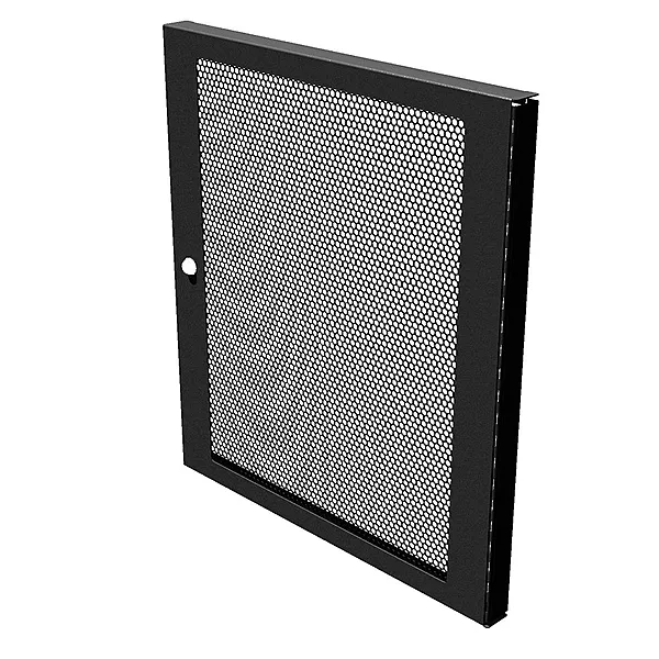 Penn Elcom Vented Steel Lockable Door - 6U